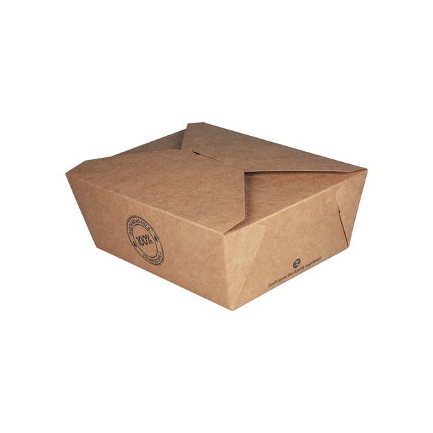Take Away Box Karton 21,5 x 15,9 x 4,8 cm 25 Stk.