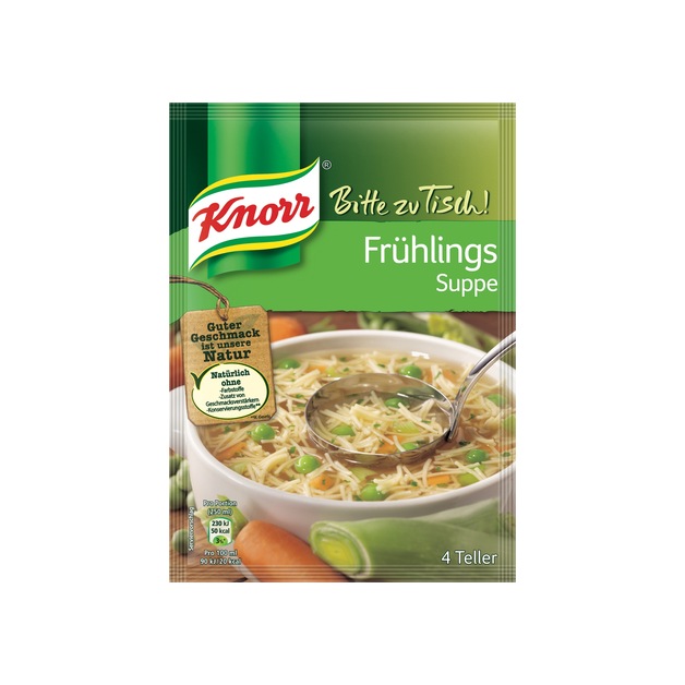 Knorr Bitte zu Tisch Suppe Frühling