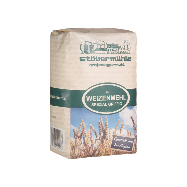 Stöber Weizenmehl T480 griffig 1 kg