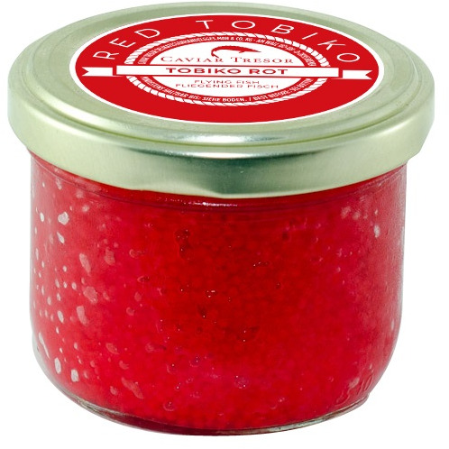 Caviar Tobiko rot, Rogen vom Fliegenden Fisch - 80g CT