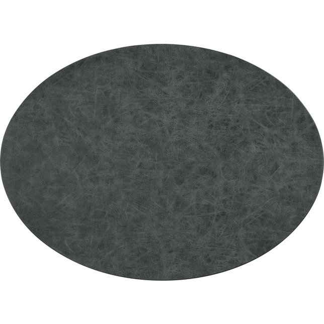 Tischset oval 33x45 cm schwarz Truman Le