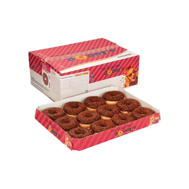 Vandemoortele Donuts Chocolate tiefgekühlt 36 x 55 g