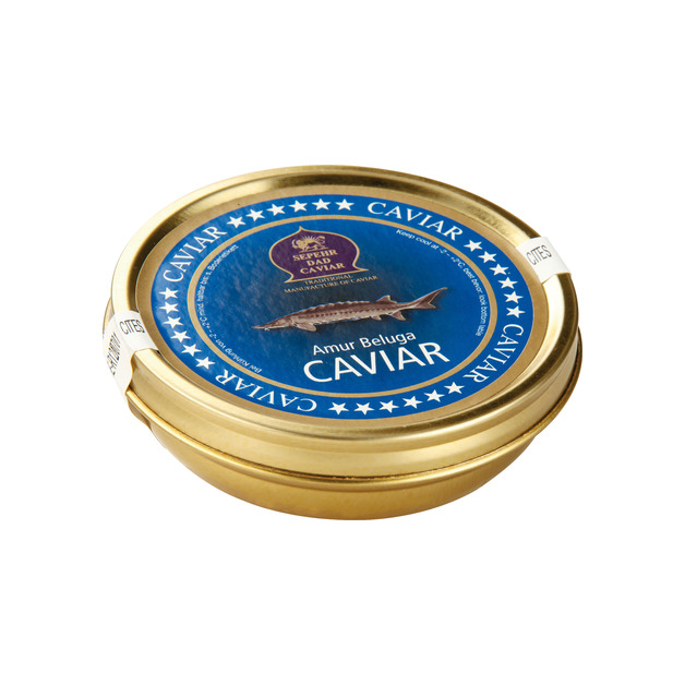Sepehr Dad Kaviar Beluga Amur 50 g, 125 g, 250 g, 500 g, 1 kg ca. 1 kg