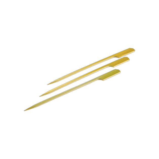 Bambus Fingerfood Spieße L = 150 mm, mit breitem Ende, 250 Stk.
