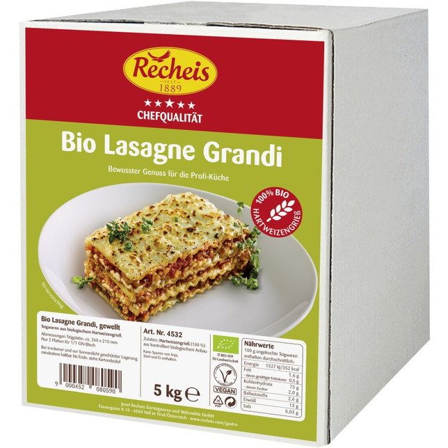 Recheis BIO Lasagne 5kg