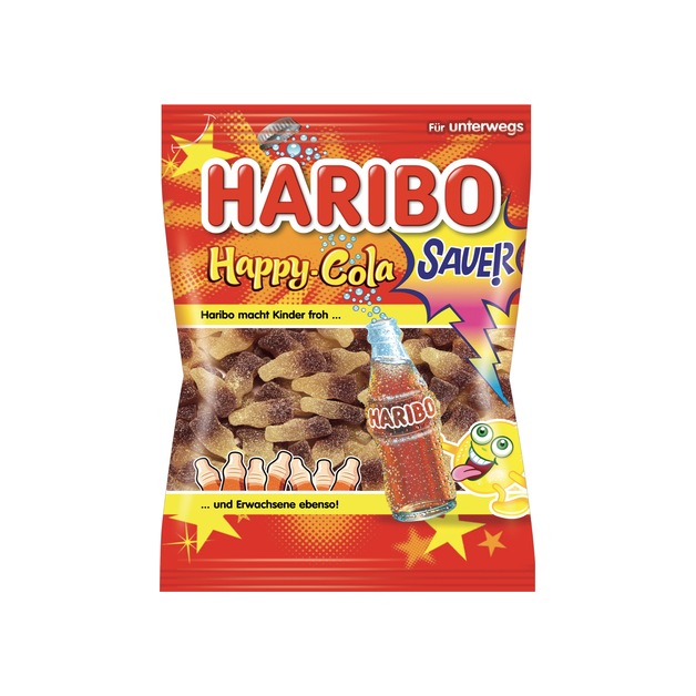 Haribo Happy Cola Sauer Beutel 100 g