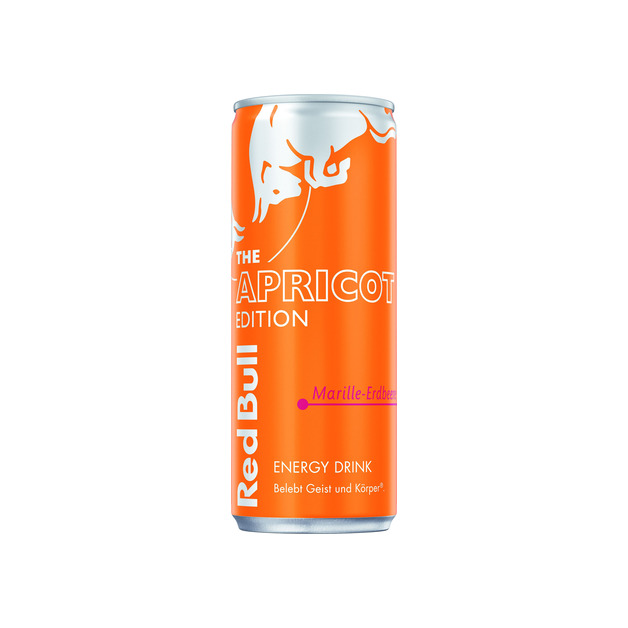 Red Bull Energy Drink The Apricot Edition Marille-Erdbeere 0,25 l