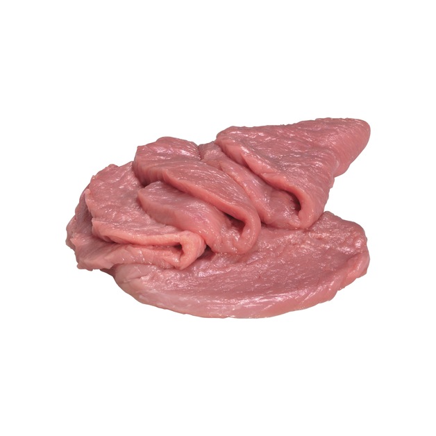 Schwein Schnitzel von der Schale 120 g geplättet 10 Stück