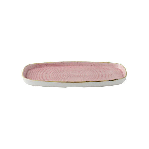 Churchill Platte Walled Oblong DM = 295 mm, Petal Pink
