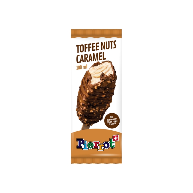 Glace Toffee Nut Caramel Pierrot 20x100ml