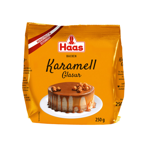 Haas Glasur Karamell 250 g