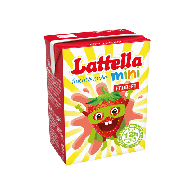 Lattella Mini Erdbeer 200 ml