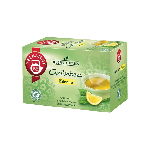 Teekanne Grüner Tee Zitrone 20er