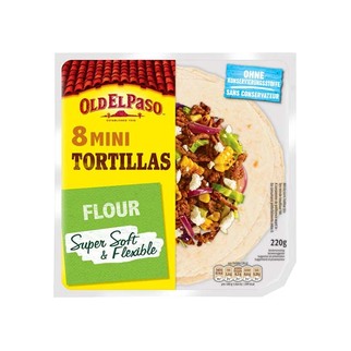 Tortillas soft Wrap mini Ø14cm Old El Paso 8Stk