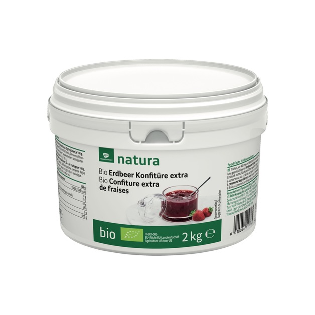 Natura Bio Konfitüre Erdbeere Fruchtanteil 45 % 2 kg