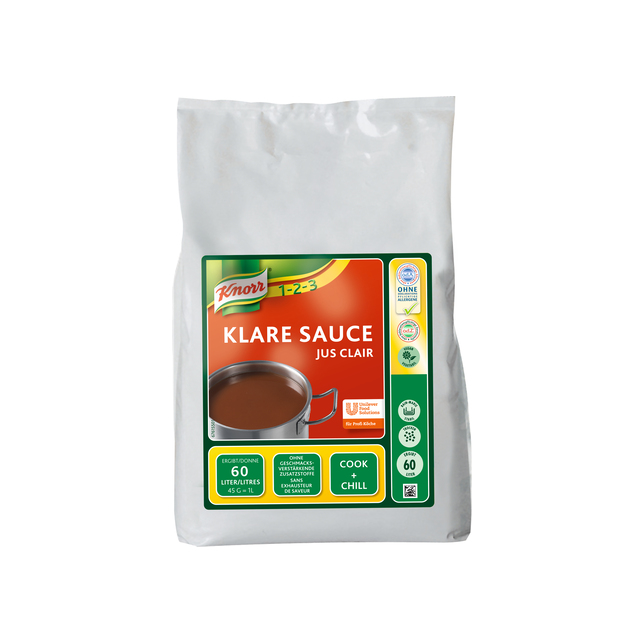 Sauce Klar instantlöslich 1-2-3 Knorr 2x2.7kg