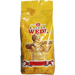 Wedl Kaffee Wiener Mischung 1kg ganze Bohne