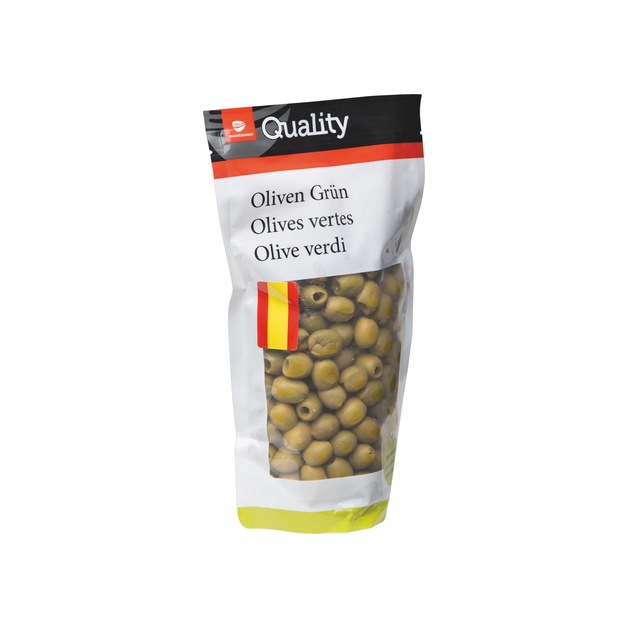 Quality Oliven grün ohne Kern Beutel 500 g