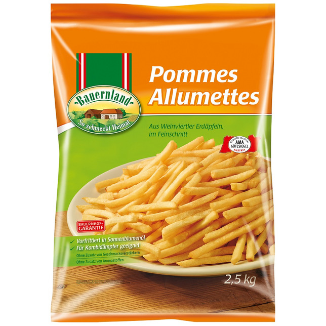 Bauernland Pommes Allumettes 2,5kg  7,5mm Schnitt