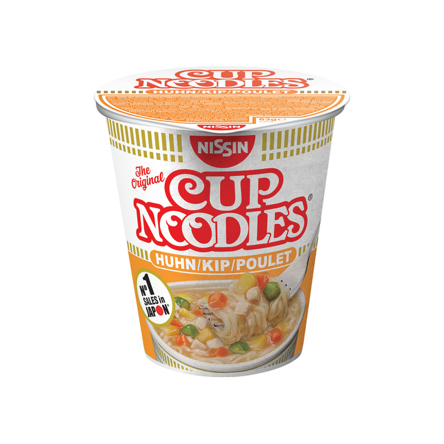 Instant Nudelsuppe Huhn Cup Nissin 8x63g