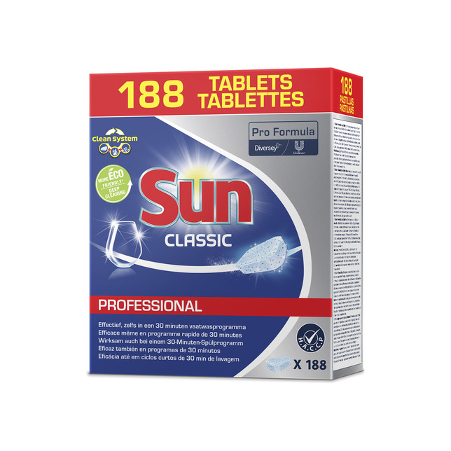 Geschirr Tabs Sun Professional Classic 188Stk