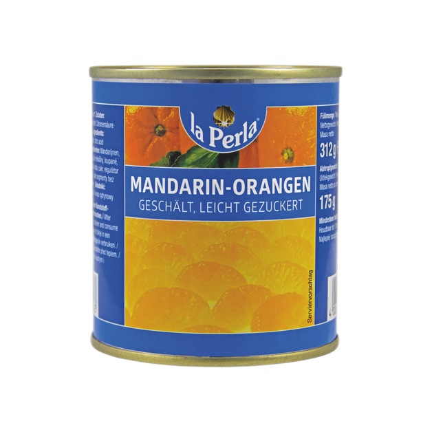La Perla Mandarinorangen leicht gezuckert 314 ml