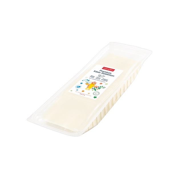 SalzburgMilch Premium Käsescheiben Selektion enthält Milden Tilsiter, Gouda und Almkönig 1 kg