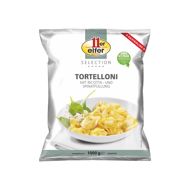 11er Tortelloni Ricotta-Spinat tiefgekühlt 1 kg