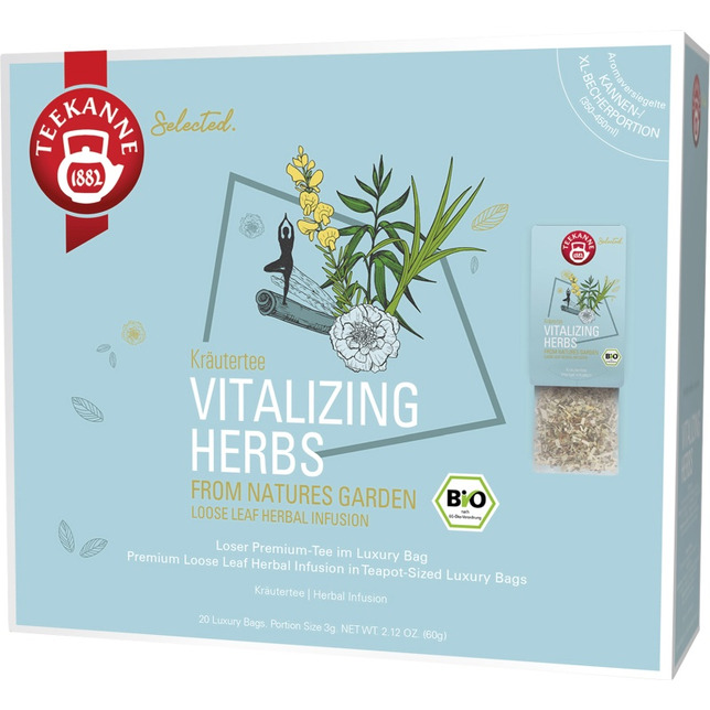 Teekanne BIO Selection Luxury Bag Vitalizing Herbs 20er
