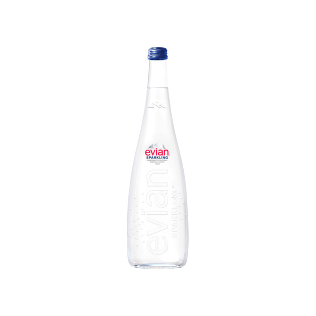 Evian Mineralwasser Sparkling 0,75 l