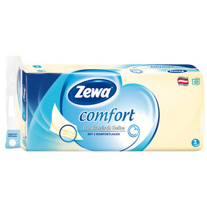 Zewa Comfort Toilettenpapier 10x150 Blatt gelb 3lg