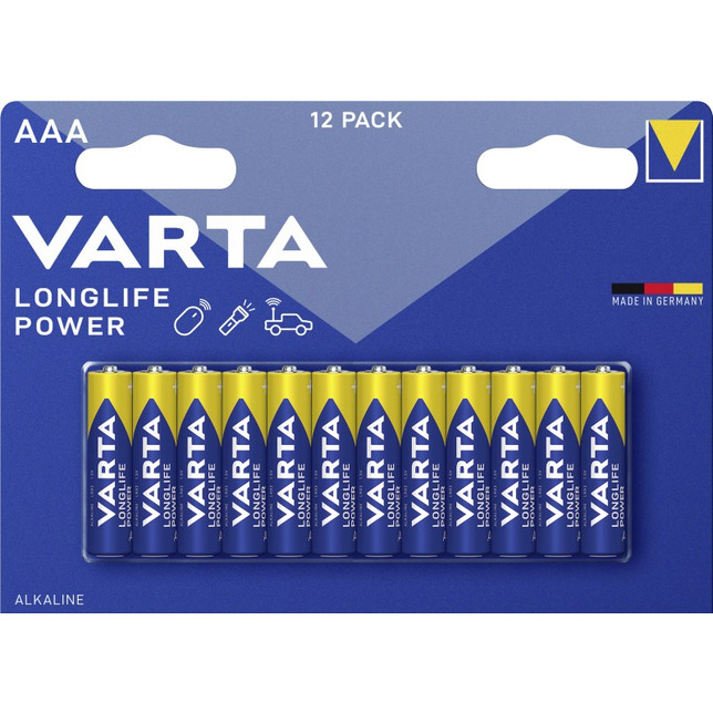 Varta Longlife Power AAA 12er Batterie