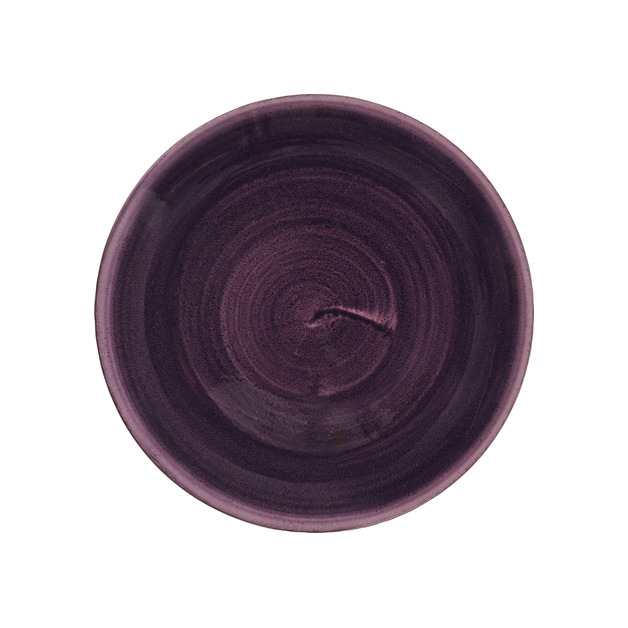 Churchill Teller Patina DM = 217 mm, flach, Deep purple