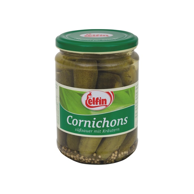 Elfin Cornichons 390 ml
