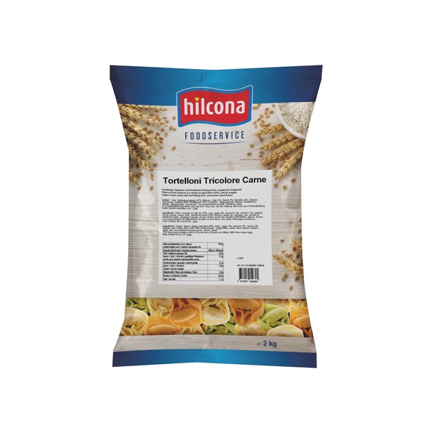Hilcona Tortelloni Tricolore Fleisch tiefgekühlt 2 kg
