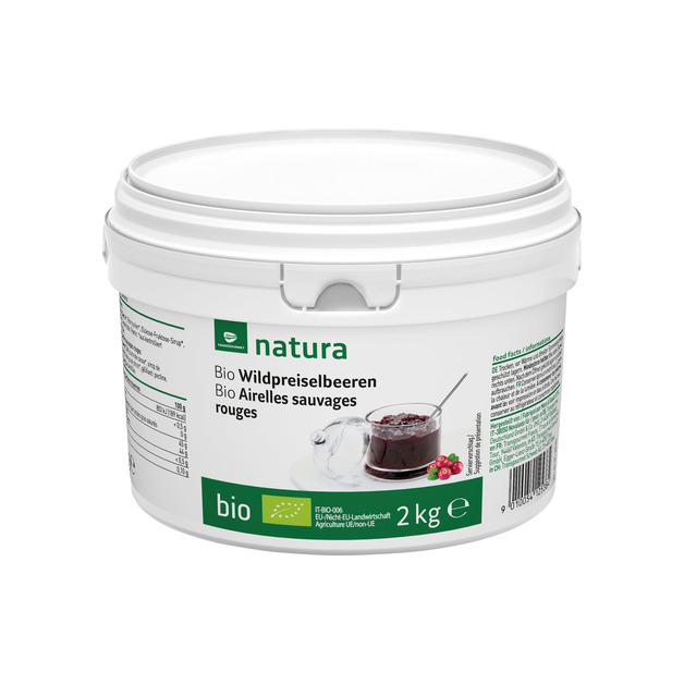 Natura Bio Wildpreiselbeeren F50% 2kg