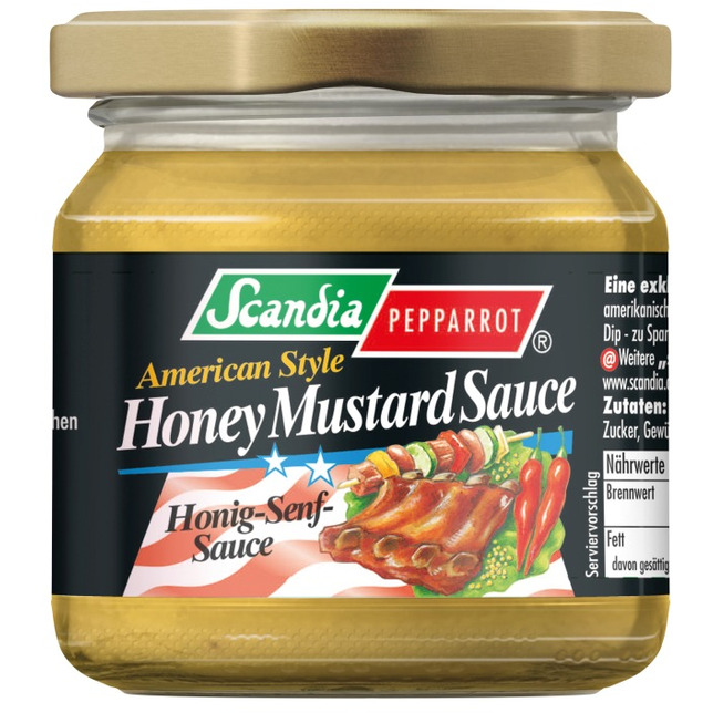 Honey Mustard Sauce American Style Honig Senf Sauce 180ml