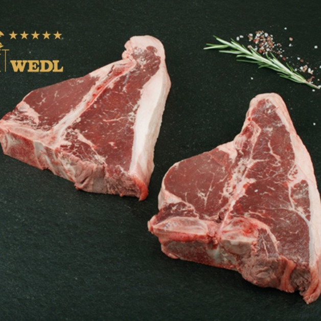 Wedl Gourmet, Stier T-Bone Steak einzeln vom Jungbullen, vac