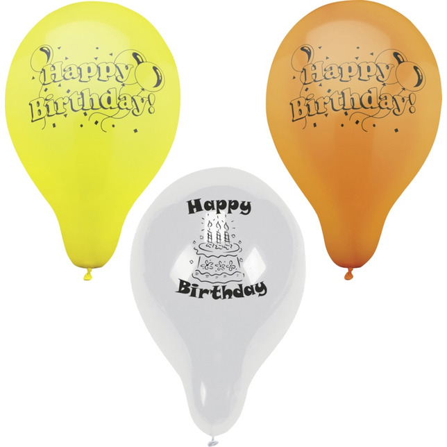 Papstar Luftballons Birthday