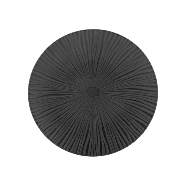 Teller flach Vesuvio Black 27cm