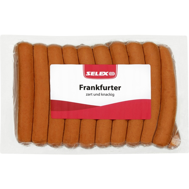 Selex Frankfurter 10Paar ca.1,25kg