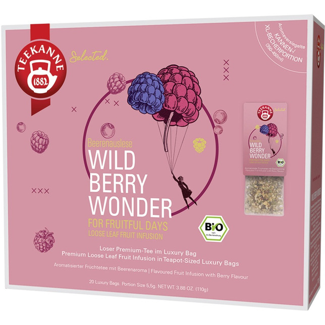 Teekanne BIO Selection Luxury Bag Wild Berry Wonder 20er