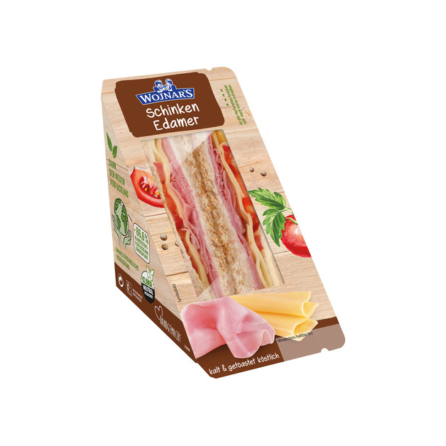 Wojnar`s Premium Sandwich Schinken Käse 170 g