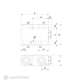 Paul Forrer AG - Entsperrbare Rückschlagventile, einfachwirkend