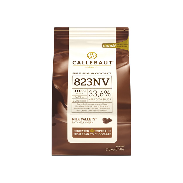 Callebaut Couvertüre Vollmilch Callets 2,5 kg