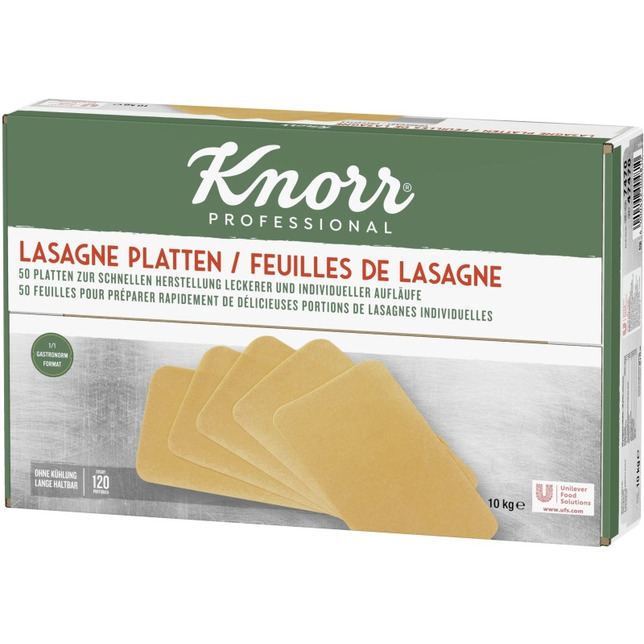 Knorr Lasagne Platten 10kg