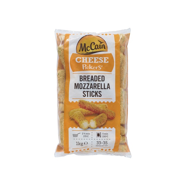 McCain Breaded Mozzarella Sticks tiefgekühlt 1 kg