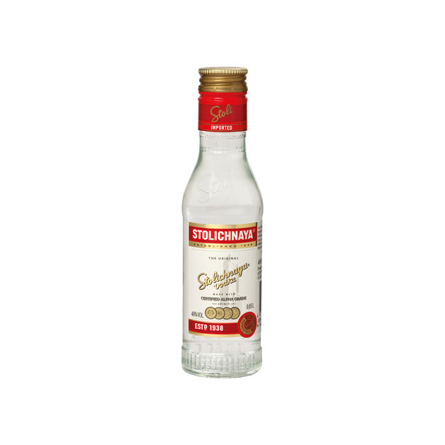 Stolichnaya Vodka aus Russland 0,05 l