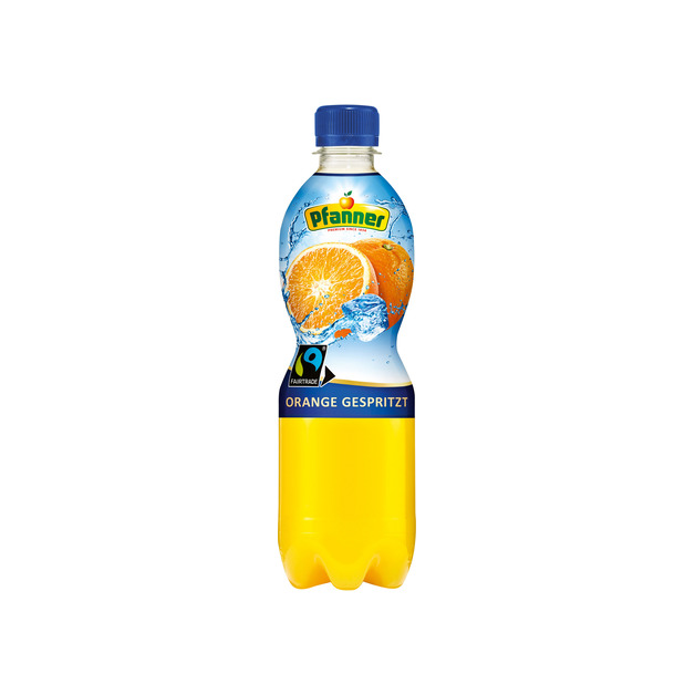 Pfanner Orangensaft gespritzt Fairtrade 0,5 l