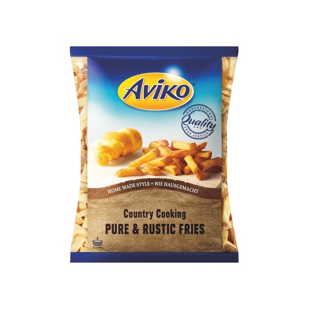 Aviko Country Cooking Pure & Rustic Fries 5 kg